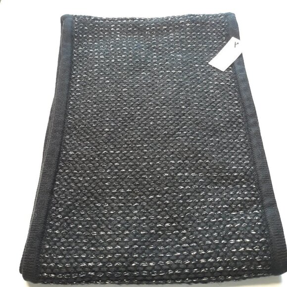 NWT Ann Taylor Wool Blend Metallic Infinity Scarf Classic Minimalist - Picture 2 of 4